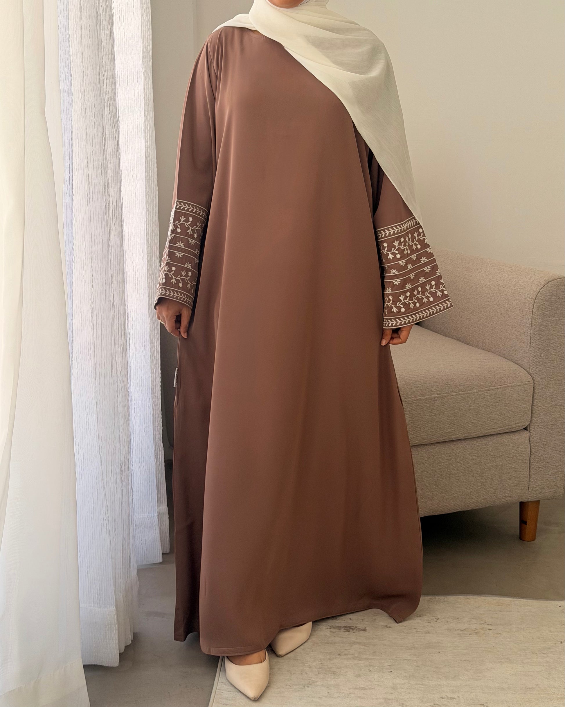 Modest Embroidery Abaya 0001