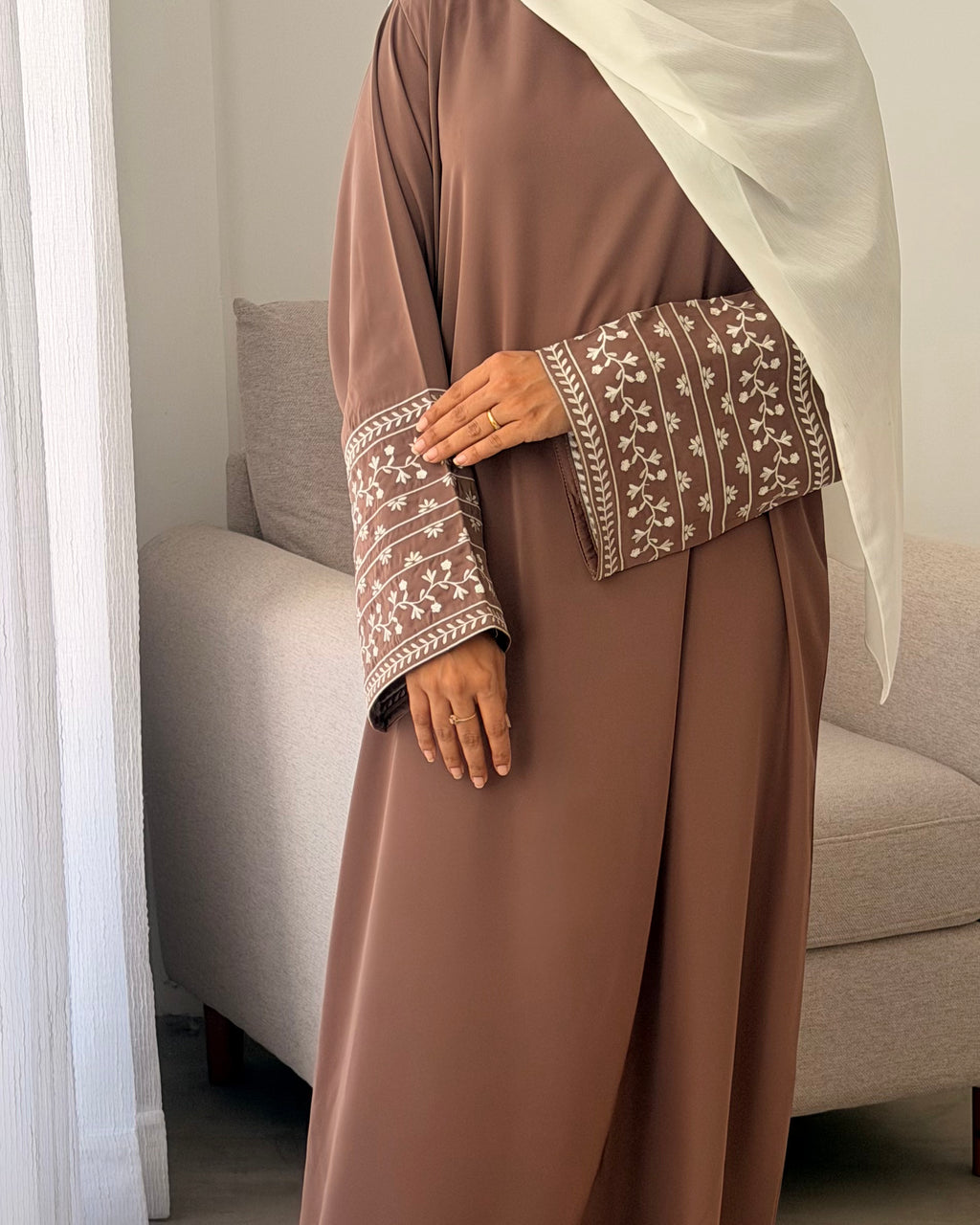Modest Embroidery Abaya 0001