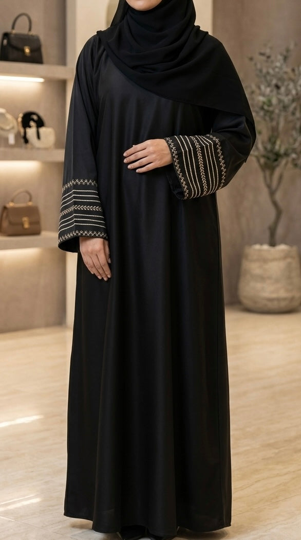 Modest Embroidery Abaya