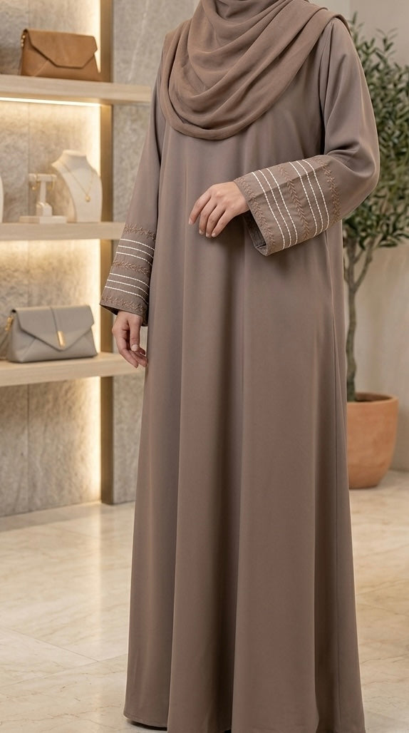 Modest Embroidery Abaya