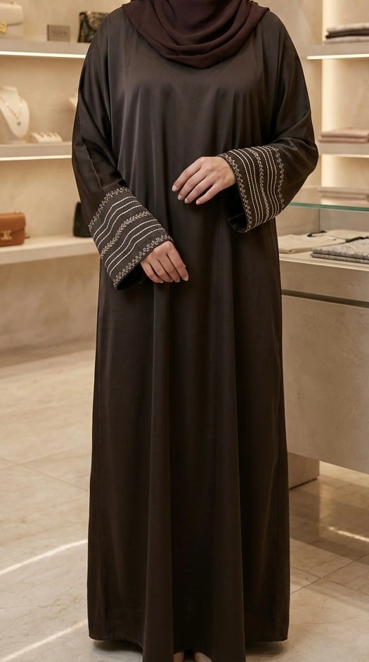 Modest Embroidery Abaya