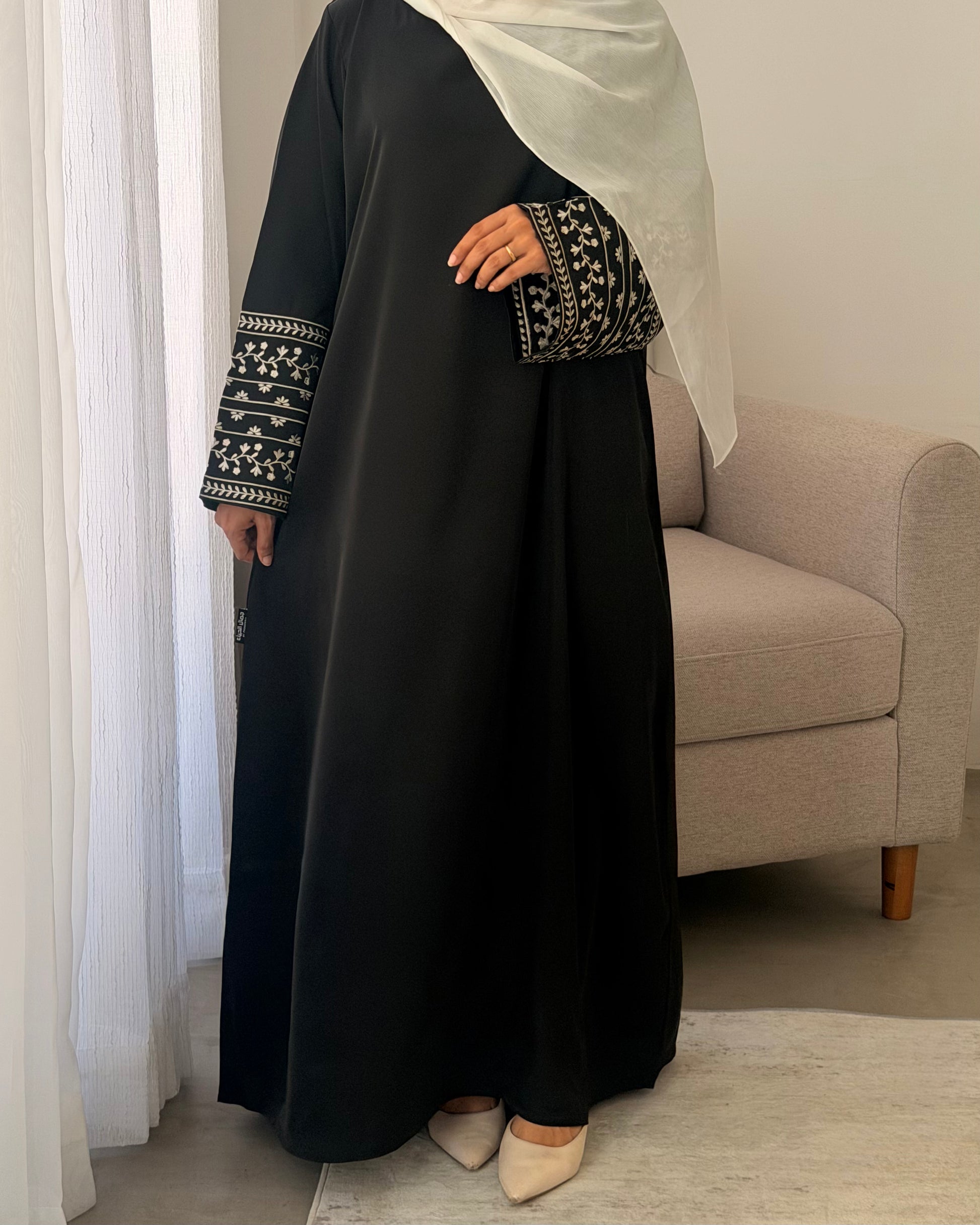 Modest Embroidery Abaya 0001
