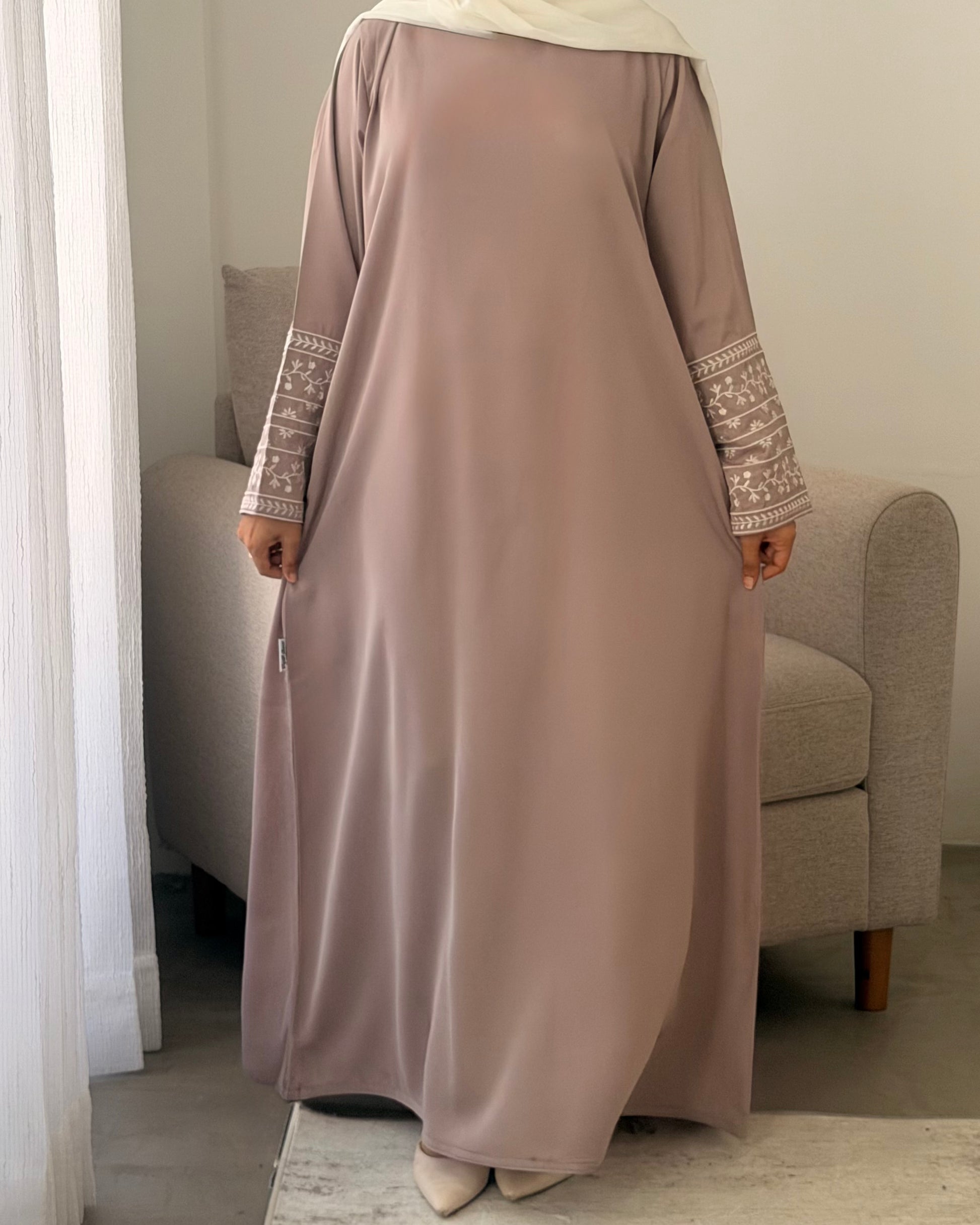 Modest Embroidery Abaya 0001
