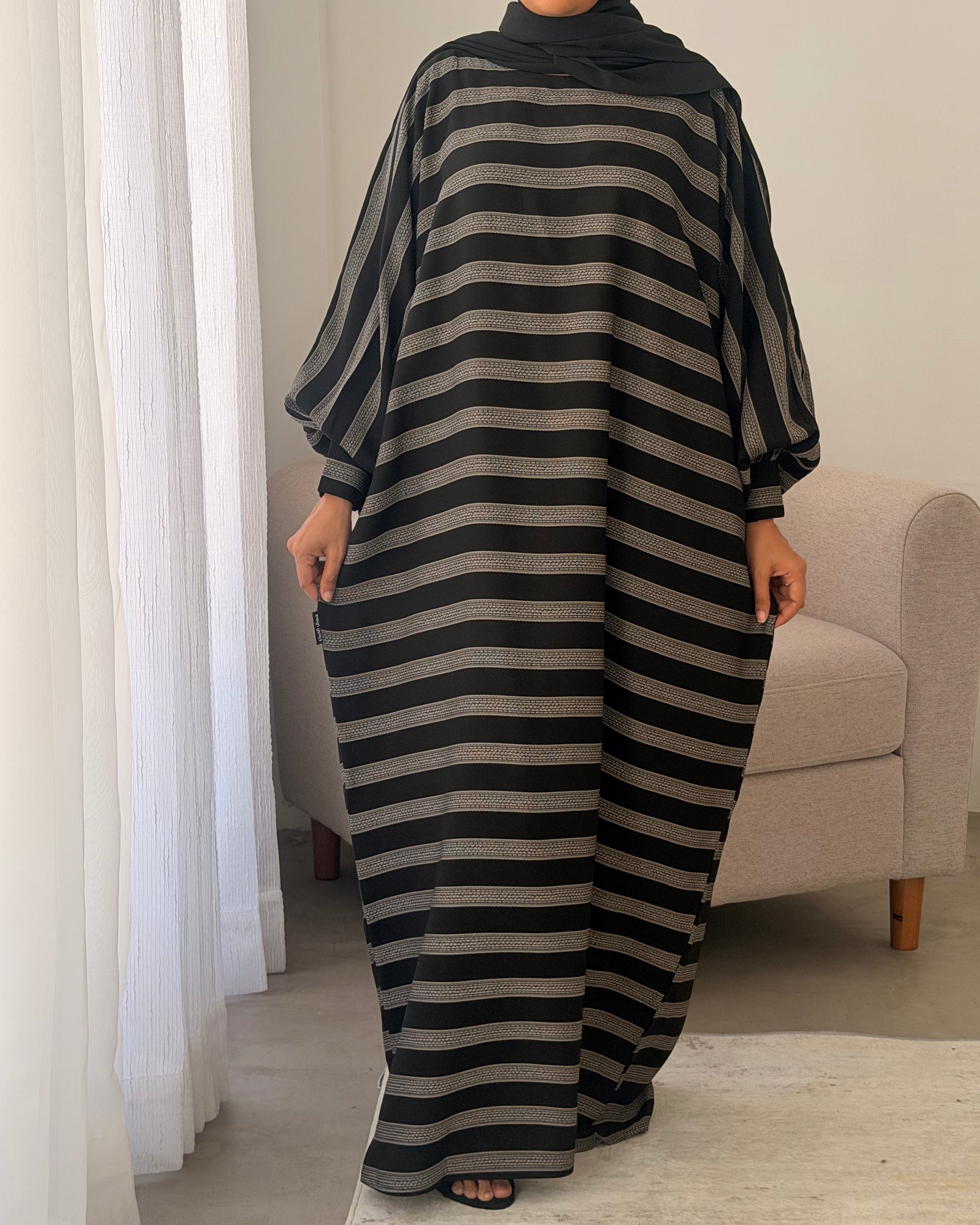Printed Farasha Abaya 0002