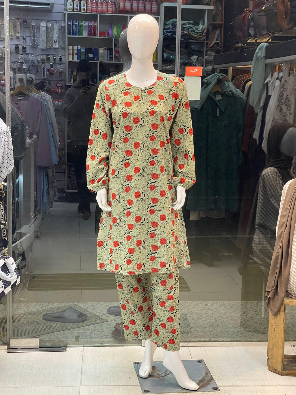 Pink Rose Floral Lounge & Co-ord Set