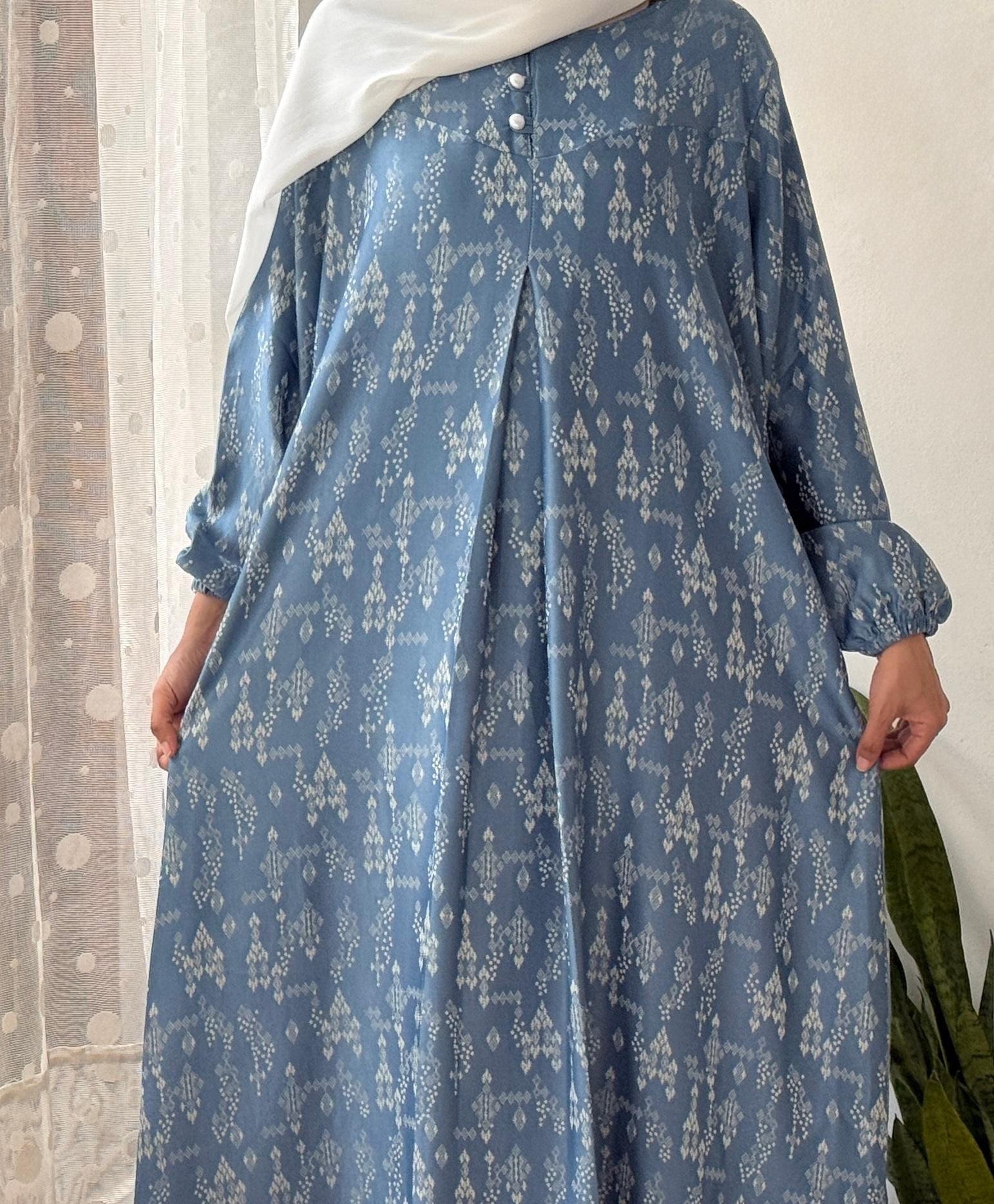 York Printed Abaya