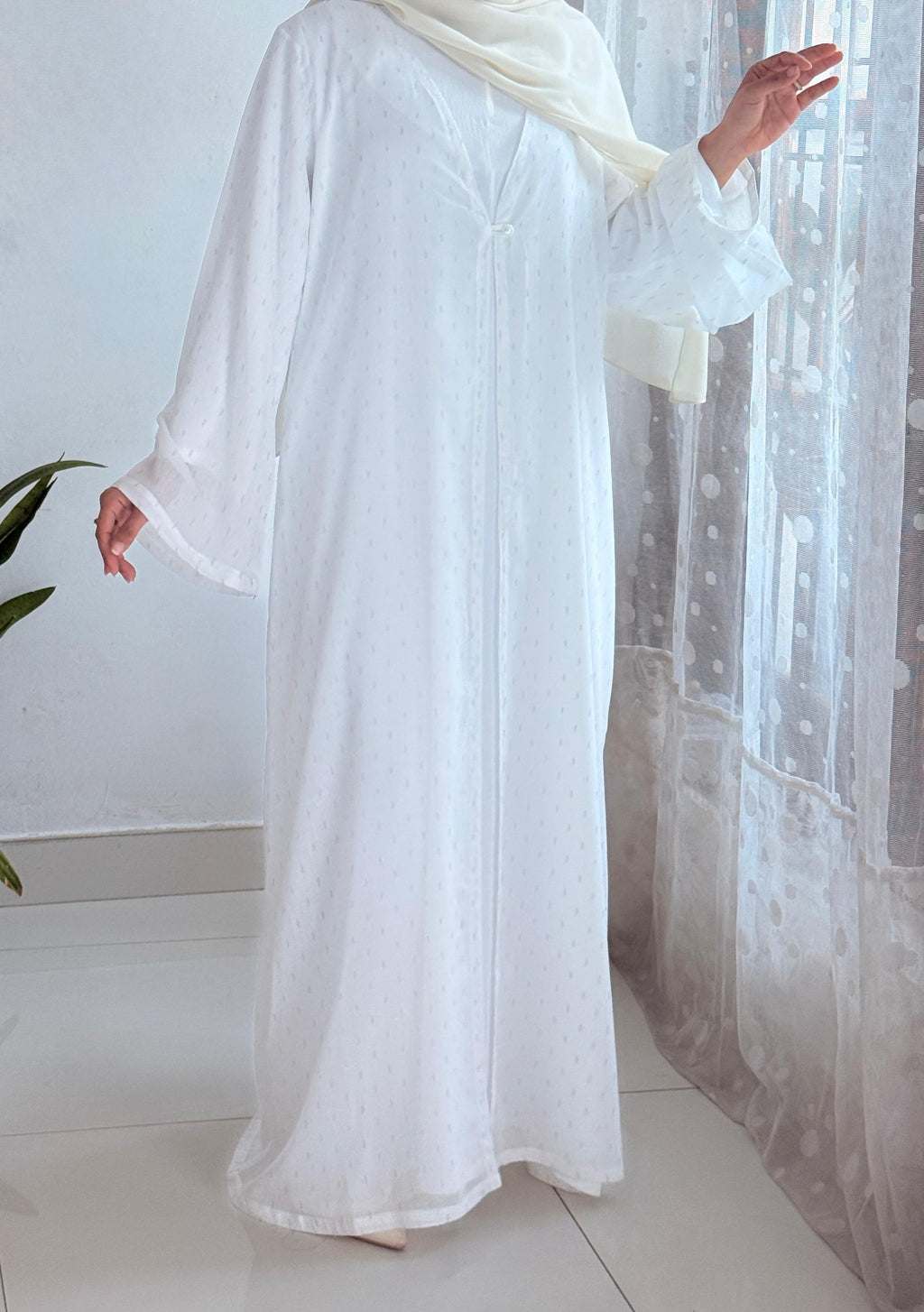Open Abaya With Inner