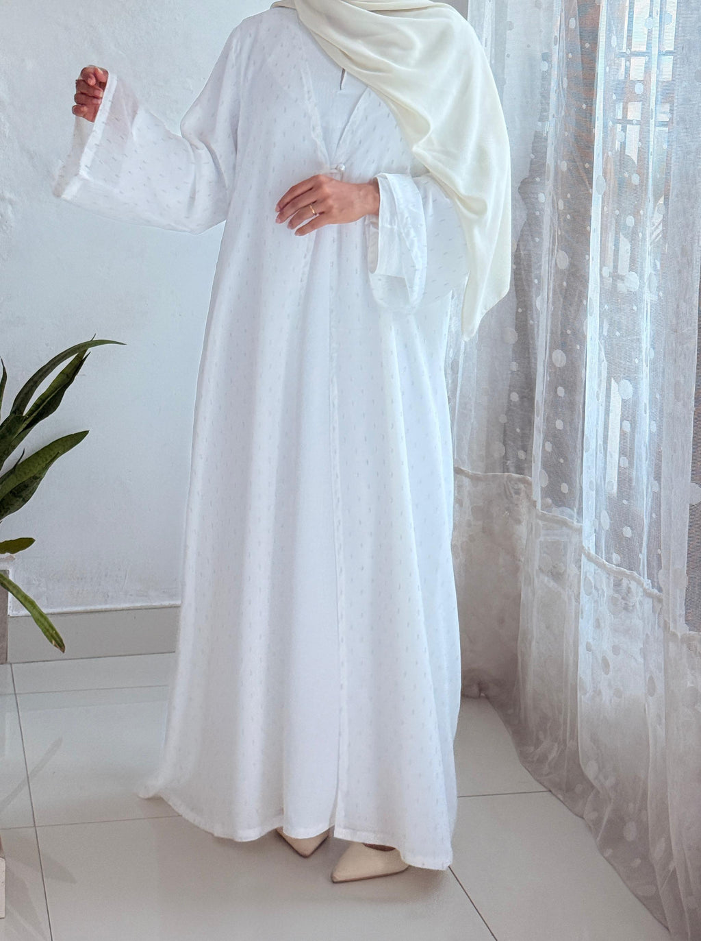 Open Abaya With Inner