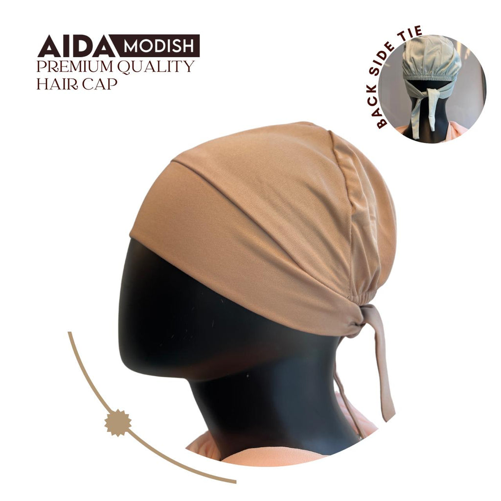 Aida Modish Premium Hair Cap with Secure Back Tie